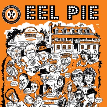 Eel Pie Island tean towel